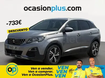 Usado Peugeot 3008 Allure 120 CV (88 kW) 2017 Gris / plata SUV