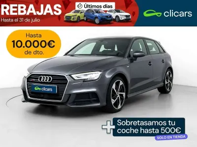 Usado Audi A3 Sportback S-Line 116 CV (85 kW) 2020 Gris Utilitario