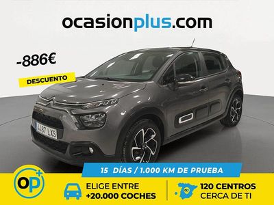 Gris Usado 2022 Citroën C3 Feel | 9750 € (Precio justo)