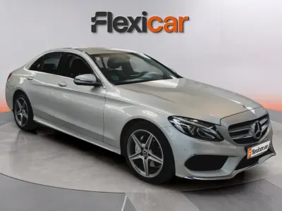 Usado Mercedes C220 AMG line 170 CV (125 kW) 2017 Gris Berlina