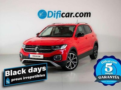 Rojo Usado 2021 VW T-Cross Sportline SUV | 19.490 € (Un poco caro)