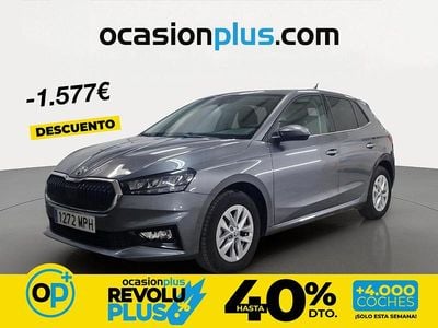 Usado Skoda Fabia Selection 95 CV (69 kW) 2024 Gris Berlina