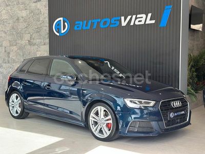 Usado Audi A3 S-line plus 150 CV (110 kW) 2020 Azul Berlina