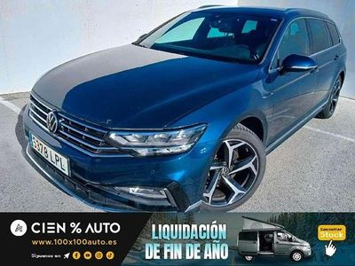 Azul Usado 2021 VW Passat R-line Familiar | 23.500 € (Caro)