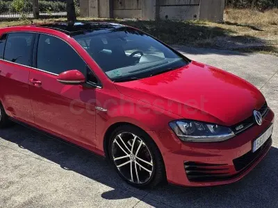 Usado VW Golf VII GTD 184 CV (135 kW) 2016 Rojo Berlina