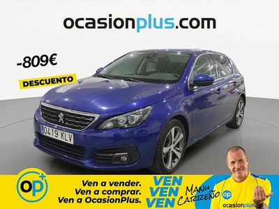 Usado Peugeot 308 Allure 110 CV (80 kW) 2018 Azul