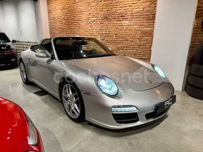 Usado Porsche 911 Carrera S Cabriolet 385 CV (283 kW) 2008 Gris / plata Descapotable