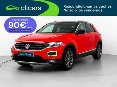 Usado VW T-Roc Sport 150 CV (110 kW) 2019 Rojo SUV