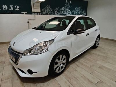 Usado Peugeot 208 Access 75 CV (55 kW) 2016 Blanco Utilitario