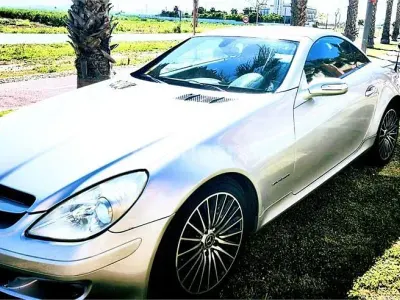 Usado Mercedes SLK200 163 CV (119 kW) 2005 Gris / plata Descapotable
