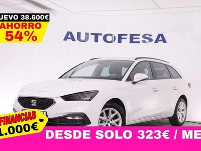 Usado Seat Leon Style 110 CV (80 kW) 2021 Blanco Familiar
