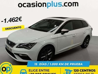Usado Seat Leon ST FR 180 CV (132 kW) 2017 Blanco Familiar
