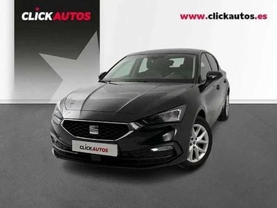 Usado Seat Leon Style 131 CV (96 kW) 2024 Negro Berlina