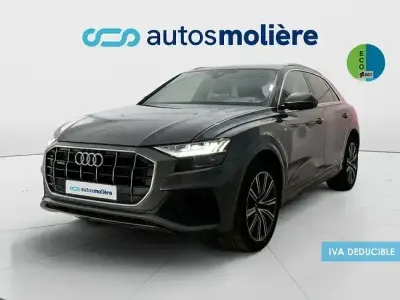Usado Audi Q8 S-Line 286 CV (210 kW) 2022 Gris / plata SUV