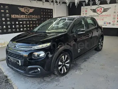 Usado Citroën C3 Feel 99 CV (72 kW) 2018 Negro Utilitario