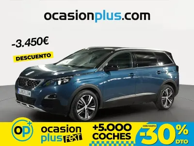 Usado Peugeot 5008 GT 130 CV (95 kW) 2020 Verde SUV