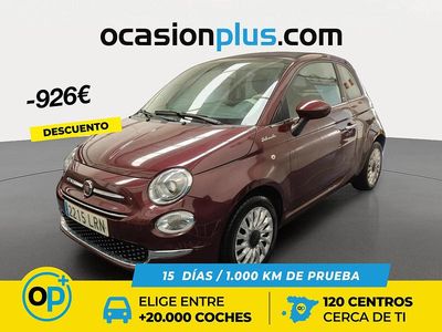 Rojo Usado 2021 Fiat 500 Dolcevita Descapotable | 10.190 € (Buen precio)