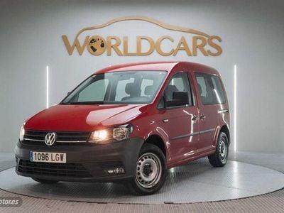 Usado VW Caddy 102 CV (75 kW) 2020 Rojo Monovolumen