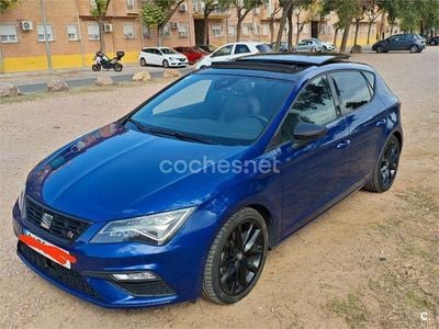 Usado Seat Leon ST FR 150 CV (110 kW) 2020 Azul Familiar