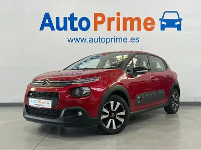 Usado Citroën C3 Feel 82 CV (60 kW) 2017 Granate Berlina