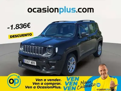 Usado Jeep Renegade Limited 129 CV (94 kW) 2024 Negro SUV