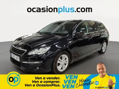Usado Peugeot 308 Style 120 CV (88 kW) 2016 Negro Familiar