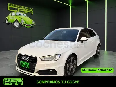 Usado Audi A3 S-Line 110 CV (80 kW) 2015 Blanco Berlina