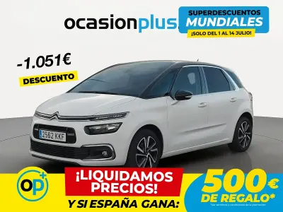 Usado Citroën C4 Feel 120 CV (88 kW) 2018 Blanco Monovolumen