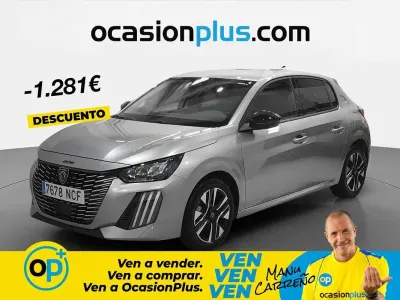 Usado Peugeot 208 Allure 102 CV (75 kW) 2025 Gris Utilitario