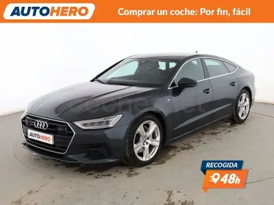 Usado Audi A7 Sportback 286 CV (210 kW) 2018 Azul Utilitario