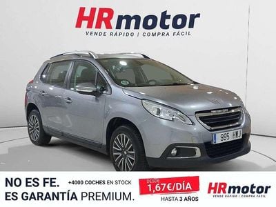Usado Peugeot 2008 Active 92 CV (67 kW) 2014 Gris SUV