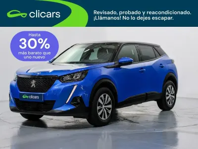 Usado Peugeot 2008 Active 100 CV (73 kW) 2020 Azul SUV
