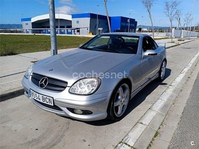 Usado Mercedes SLK200 163 CV (119 kW) 2000 Gris / plata Descapotable