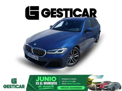Usado BMW 520 190 CV (139 kW) 2021 Azul Familiar