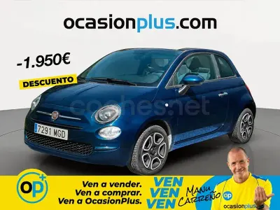 Usado Fiat 500C Club 70 CV (51 kW) 2023 Azul Descapotable
