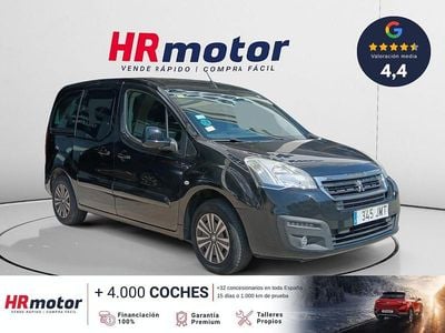 Usado Peugeot Partner Active 99 CV (72 kW) 2016 Negro Monovolumen