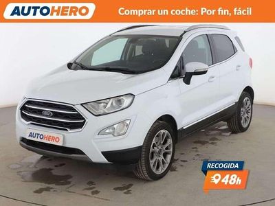 Usado Ford Ecosport Titanium 140 CV (102 kW) 2018 Blanco SUV