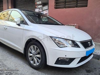 Usado Seat Leon Style 115 CV (84 kW) 2019 Blanco Berlina
