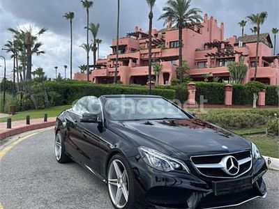 Usado Mercedes E220 170 CV (125 kW) 2014 Negro Descapotable