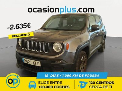 Usado Jeep Renegade Sport 110 CV (80 kW) 2018 Gris SUV