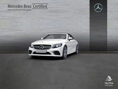 Usado Mercedes C220 AMG line 194 CV (142 kW) 2021 Blanco Descapotable