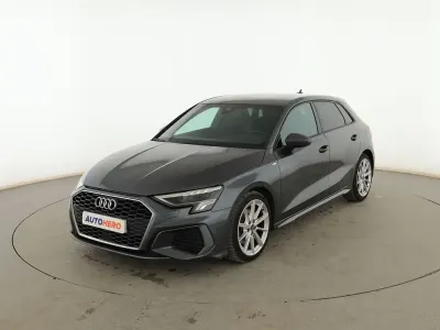 Usado Audi A3 Sportback S-Line 150 CV (110 kW) 2021 Gris Utilitario
