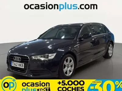 Usado Audi A6 S-Line 177 CV (130 kW) 2012 Azul Familiar