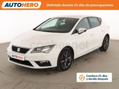 Usado Seat Leon Style 115 CV (84 kW) 2019 Blanco Berlina