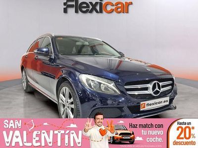 Usado Mercedes C220 170 CV (125 kW) 2017 Azul Familiar