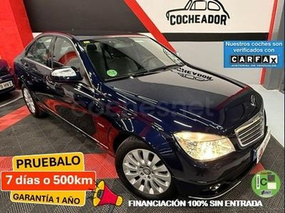 Usado Mercedes C180 Elegance 156 CV (114 kW) 2008 Azul Berlina
