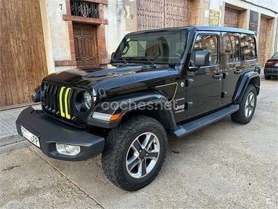 Negro Usado 2020 Jeep Wrangler Sahara SUV | 45.300 € (Precio justo)