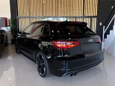 Usado Audi A3 S-Line 150 CV (110 kW) 2014 Negro Berlina