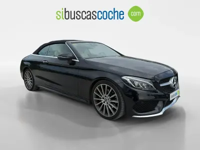 Usado Mercedes C220 170 CV (125 kW) 2018 Negro Descapotable
