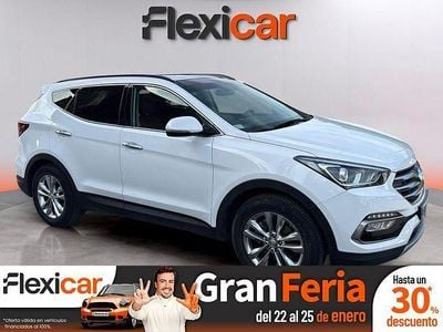 Blanco Usado 2017 Hyundai Santa Fe SUV | 20.890 € (Precio justo)